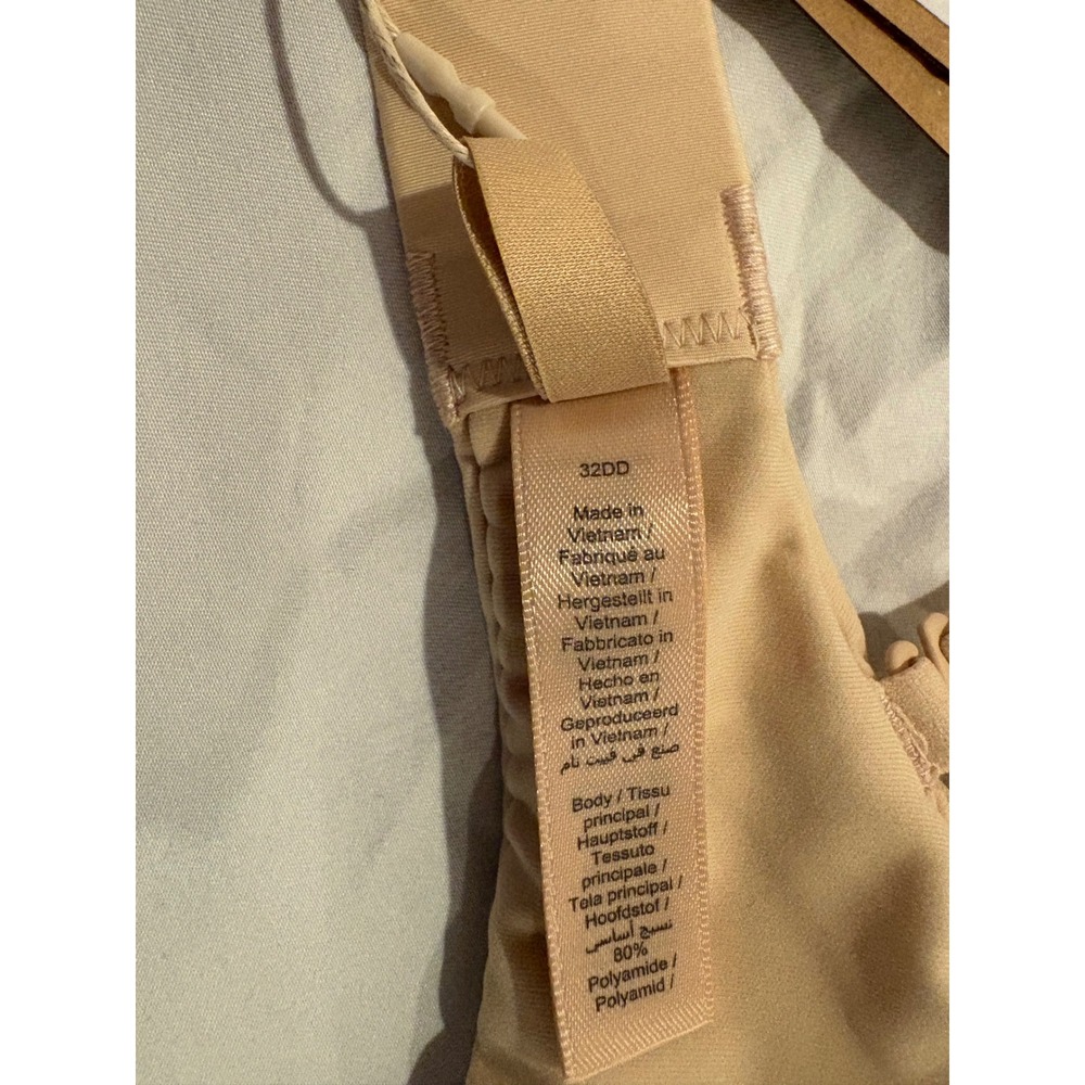 Skims Fits Everybody T-Shirt Bra Sand Beige Underwire 32DD BA-DEM-9221 NEW - Picture 4 of 4